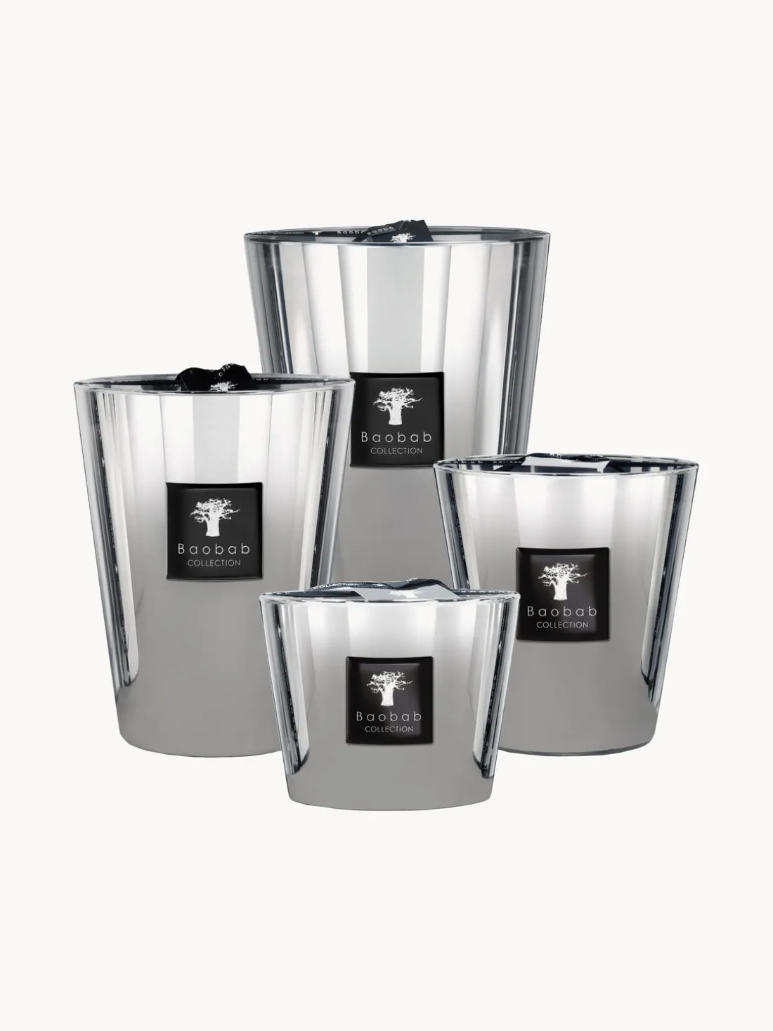 Vela perfumada de cuatro mechas Exclusives (ámbar, nuez moscada, vetiver)