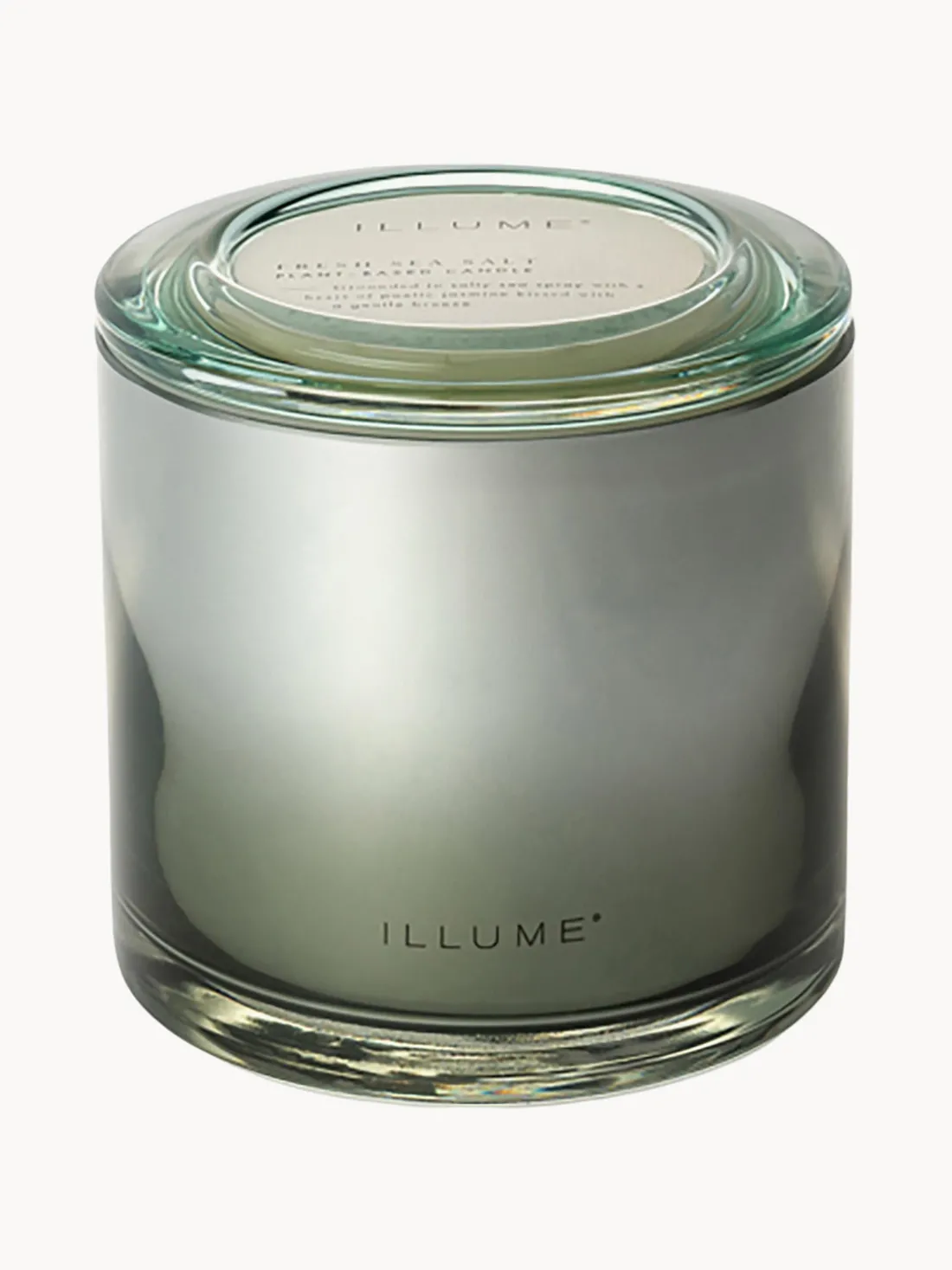 Vela perfumada de tres mechas Statement (jazmín y rocío marino salado)