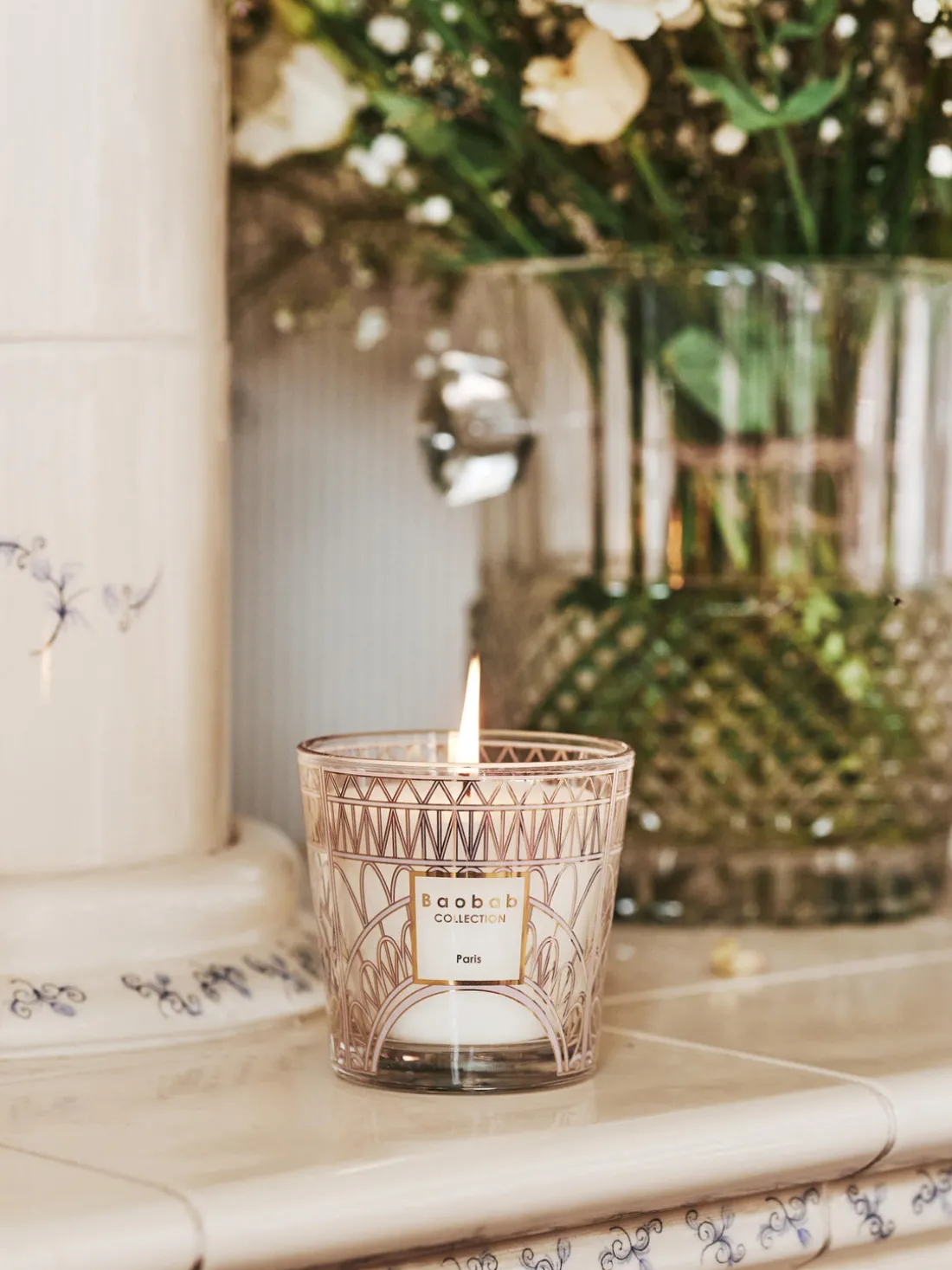 Vela perfumada My First Baobab Paris (glicina, mimosa y tilo)