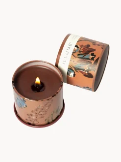 Vela perfumada Vanity Tin (almizcle de cachemira, hoja de tabaco y naranja)
