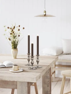 Velas cónicas LED artesanales Real Flame, 15 cm, 2 uds.