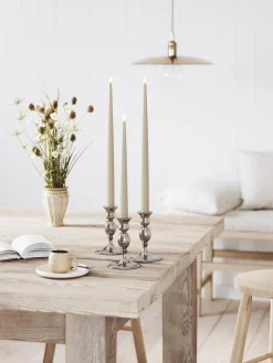 Velas cónicas LED artesanales Real Flame, 38 cm, 2 uds.