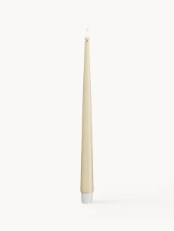 Velas cónicas LED artesanales Real Flame, 28 cm, 2 uds.