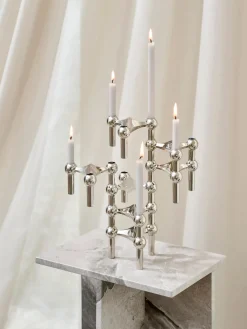 Velas cónicas Stoff Nagel, 12 uds.