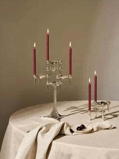 Velas cónicas Stoff Nagel, 12 uds.