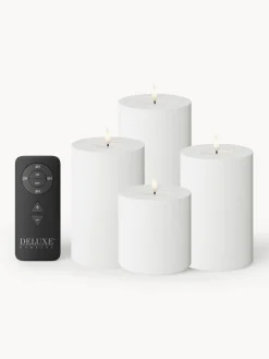 Velas LED artesanales con mando a distancia Real Flame, 5 uds.