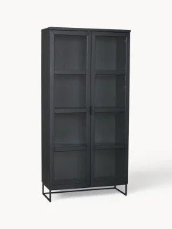 Vitrina de madera de roble Everett