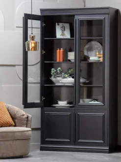 Vitrina de madera de roble Organize