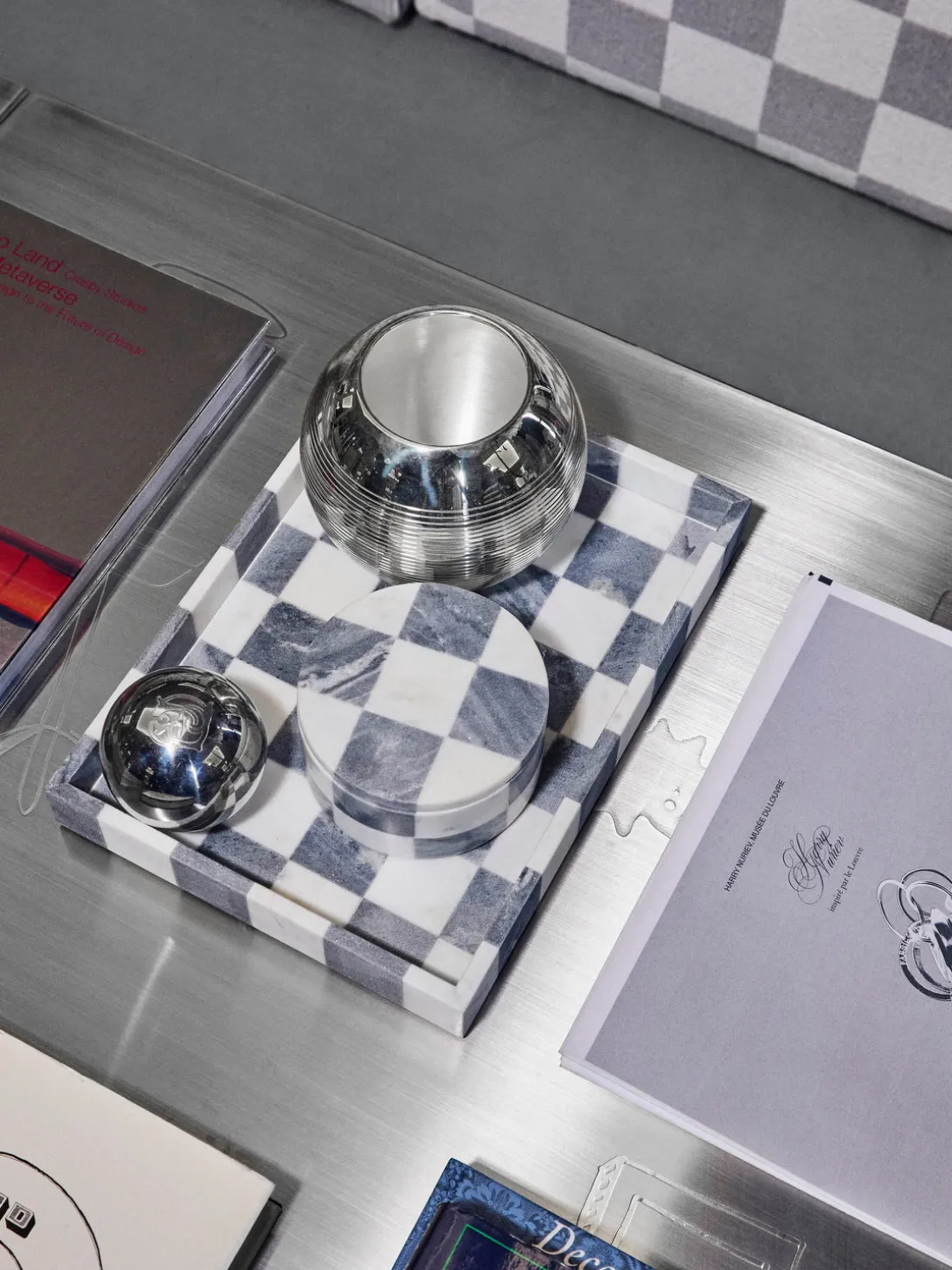 Westwing | Crosby Studios, bandeja decorativa de mármol Carreaux