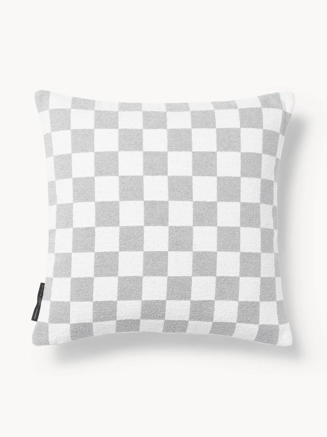 Westwing | Crosby Studios, funda de cojín a cuadros Oreiller