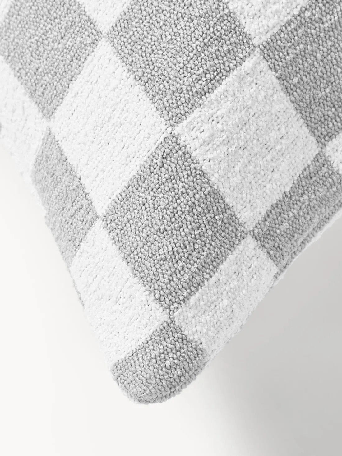 Westwing | Crosby Studios, funda de cojín a cuadros Oreiller