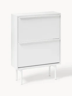 Zapatero de madera con compartimentos plegables Elona