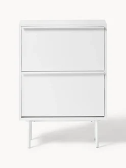 Zapatero de madera con compartimentos plegables Elona