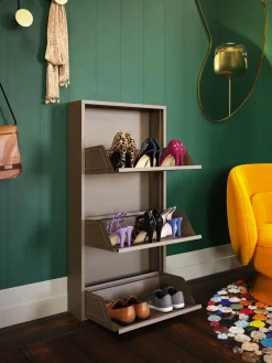 Zapatero de pared Caruso, puertas abatibles