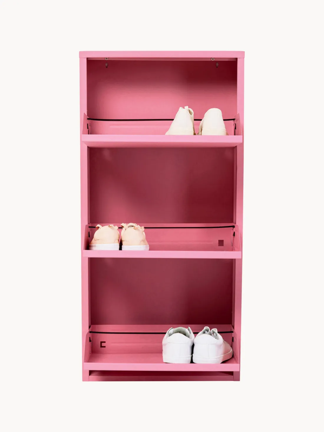 Zapatero de pared con compartimentos plegables Caruso