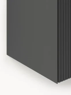 Zapatero de pared con puertas abatibles y frente acanalado Shea