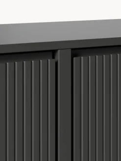 Zapatero de pared con puertas abatibles y frente acanalado Shea