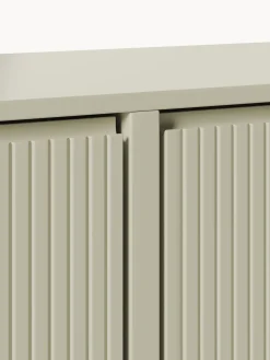 Zapatero de pared con puertas abatibles y frente acanalado Shea