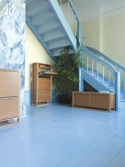 Zapatero Newest, 2 compartimentos plegables